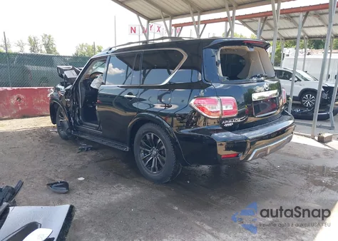 2019 Nissan Armada Platinum from USA, damaged, VIN JN8AY2NC5K9580697